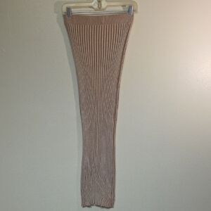 Peppermayo Ribbed Knit Skirt in Orange #168